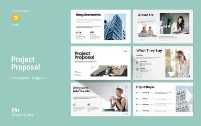 Шаблон презентации Google Slides для предложения проекта