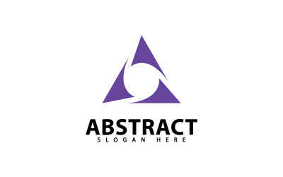 Triangle Logo Template vector design v1