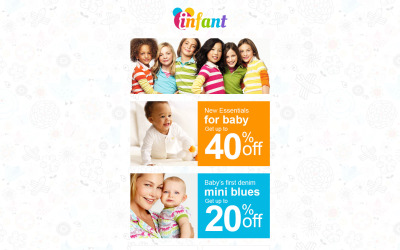 Baby Store Responsive Newsletter Mall
