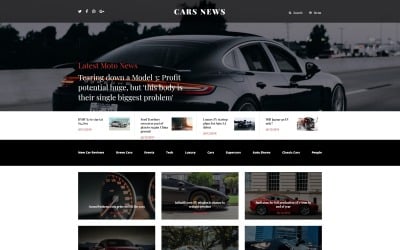 Cars News Szablon Joomla