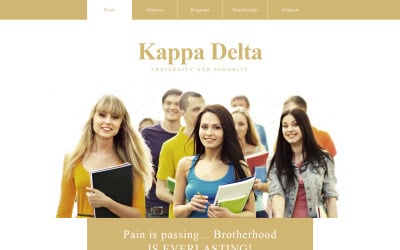 Kappa Delta Website Template