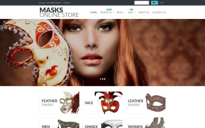 Maskeler Online Mağazası Shopify Teması