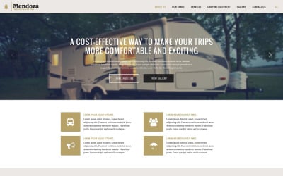 Mendoza Website-sjabloon