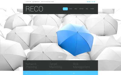 Modèle de site Web RECO