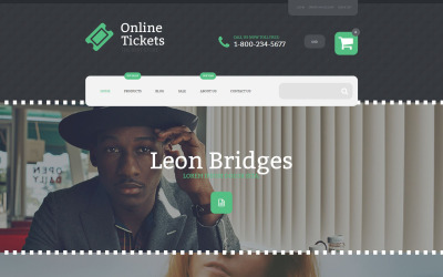 Online Tickets Tema de Shopify №55234