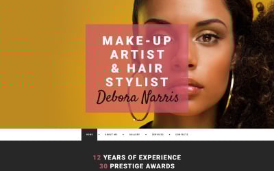 Responsieve websitesjabloon voor persoonlijke pagina&amp;#39;s