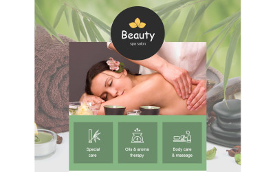 Responsive Newsletter-Vorlage für Spa-Zubehör