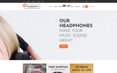 Responsywny motyw WooCommerce Gameedion WooCommerce Theme #55274