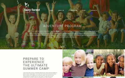 Reszponzív Fairy Forest Joomla sablon 55250