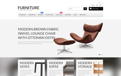 Reszponzív Furniture PrestaShop sablon 55268