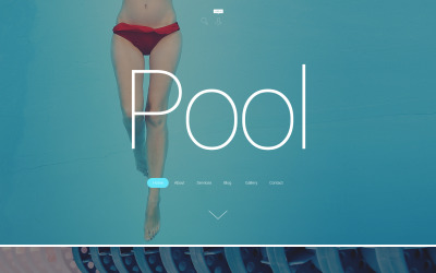 WordPress-tema för poolrengöring