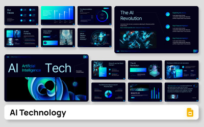 AI Technology Google Slides Presentation Template