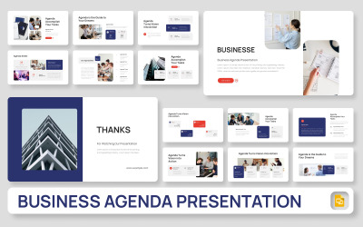 Business Agenda Google Slides Presentation Template