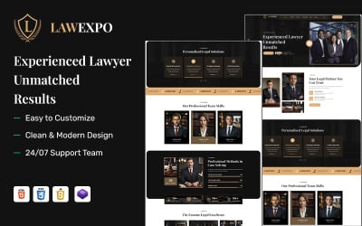 Lawexpo – Tema de WordPress para bufetes de abogados y abogados