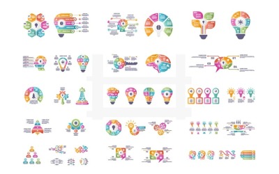 İnfografik Öğeler Şablonu