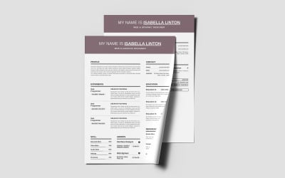 Modern Web &amp;amp; Graphic Designer Resume Template – Professional CV Design 2025