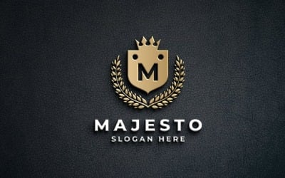 A Golden Crest of Royalty and Excellence Logo