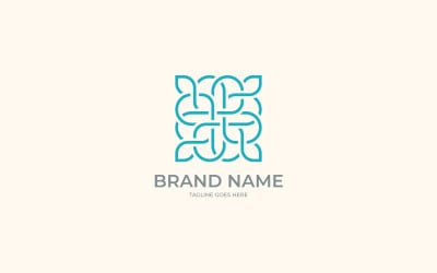 Clover leaf Flower Logo design Design