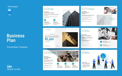 Corporate Business Plan Keynote Presentation Template.