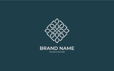 Elegant floral Flower logo design Template