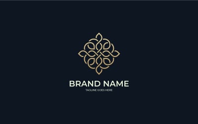 Elegant Flower floral logo design