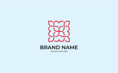 Elegant flower logo design Template