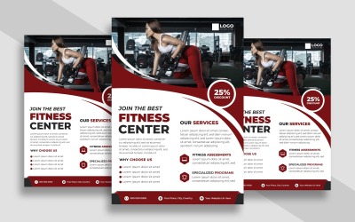Fitness Gym Promotion Flyer Template Ver-3