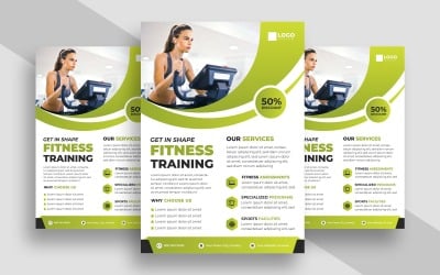 Fitness Gym Promotion Flyer Template Ver-5