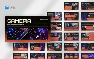 Gamepia - Gaming eSports Keynote Template