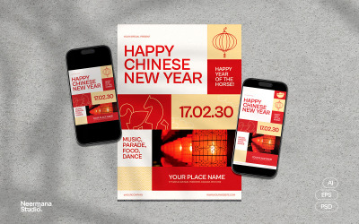 Happy Chinese New Year Flyer