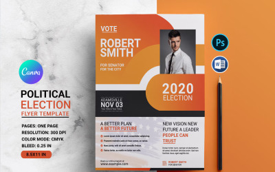 Printable Political Election Flyer