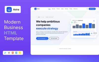 Astra — Business &amp;amp; Consulting HTML Template