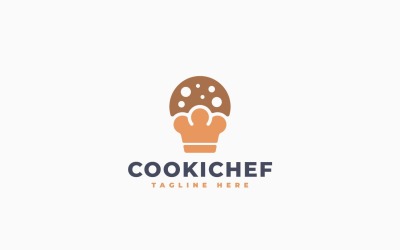 Cookies Chef Logo Template Design