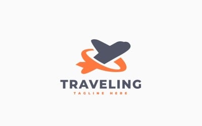 Traveling Modern Logo Template Design