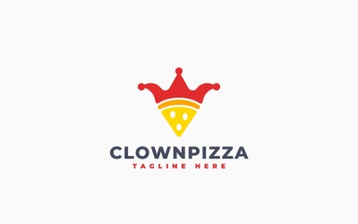 小丑披萨标志模板设计