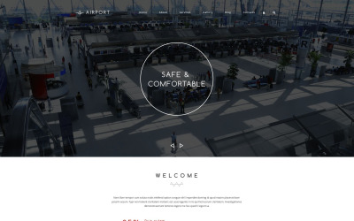 "Airline Service" thème Drupal adaptatif #55365