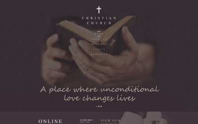 Christian Responsive Website-Vorlage