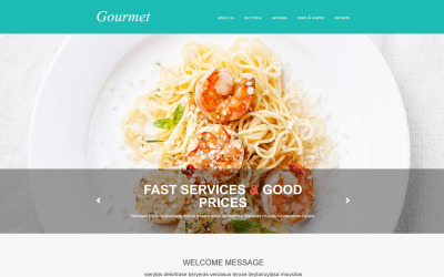 "European Restaurant Muse Template" Muse 模板 #55375