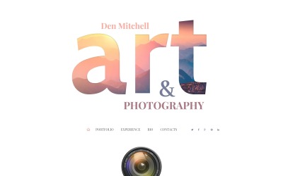 Modello Joomla per fotografo professionista