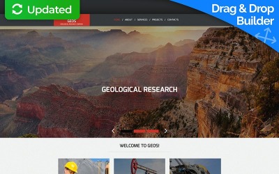 Moto CMS 3 Template für Industrie #55336
