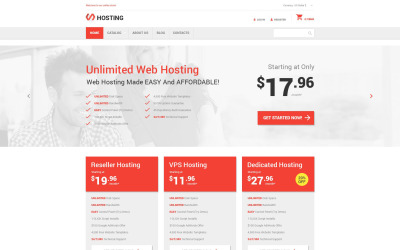 "Unlimited Hosting" thème VirtueMart #55367