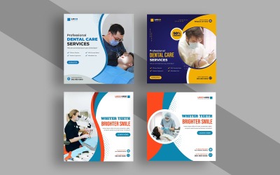 Banner per post Instagram del centro di assistenza odontoiatrica Ver-1