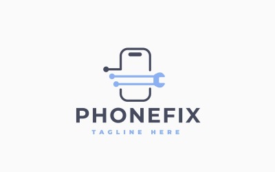 Phone Repair Logo Template Design