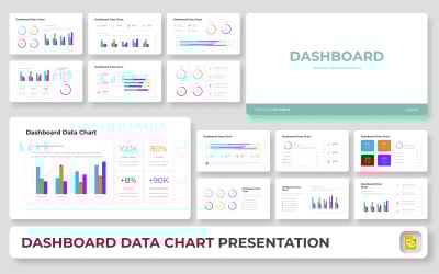 Dashboard Data Chart Google Slides Presentation Template
