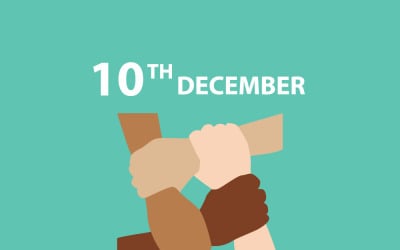 World Human Rights Day Concept Background Banner