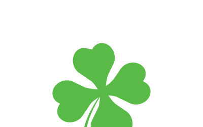 Professional Four Leaf Clover Vector Graphic for Design Projects