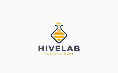 Hive Lab Logo Template Design
