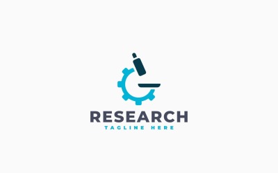 Research Logo Template Design