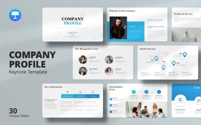 Company Profile _ Simple and Clean Keynote Template