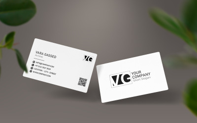 Carte de visite Strict - VG est maintenant prête à imprimer
